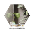 Espelhos Decorativos Adesivos Redondos e Quadrados – Mini Espelhos Flexíveis em Acrílico para Parede e Móveis